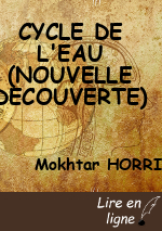 CYCLE DE L'EAU (NOUVELLE DECOUVERTE)