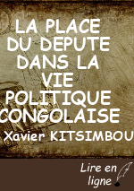 LA PLACE DU DEPUTE DANS LA VIE POLITIQUE CONGOLAISE