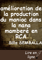 amélioration de la production du manioc dans la nana mamberé en RCA