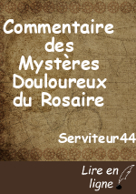 Commentaire des Mystères Douloureux du Rosaire